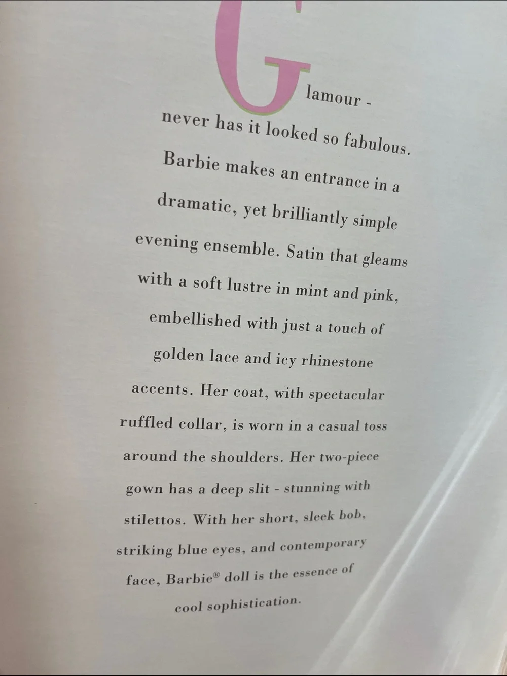 1997 Evening Sophisticate Barbie from the Classique Collection NRFB